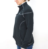 Womens Jack Wolfskin Nanuk Tar 1702111 Black Zip Up Warm Fleece Sweatshirt